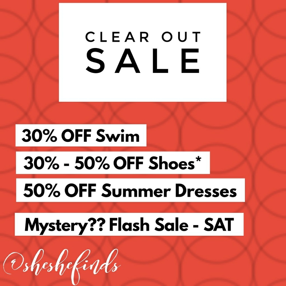 🔥FRIDAY 9/13 FLASH CLEARANCE SALE!!!